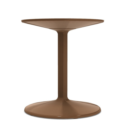 Spool Side Table | Tobacco Glossy Lacquer