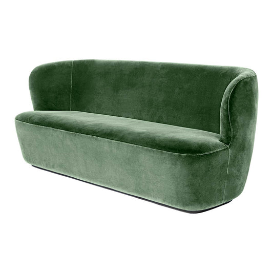 Stay 3 Seat Sofa Plinth Base | Belsuede Chenille Loden 038