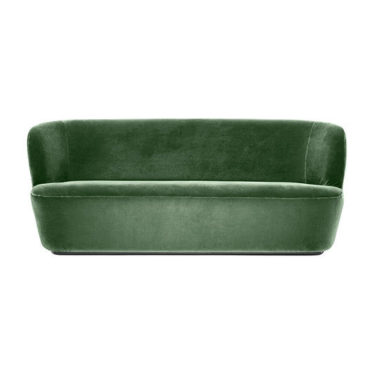 Stay 3 Seat Sofa Plinth Base | Belsuede Chenille Loden 038