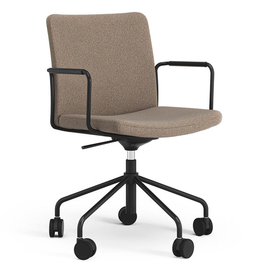 Stella Desk Armchair | Mainline Flax 23 Bank Brown