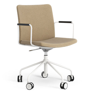 Stella Desk Armchair | Mainline Flax Morden Tan Beige 12