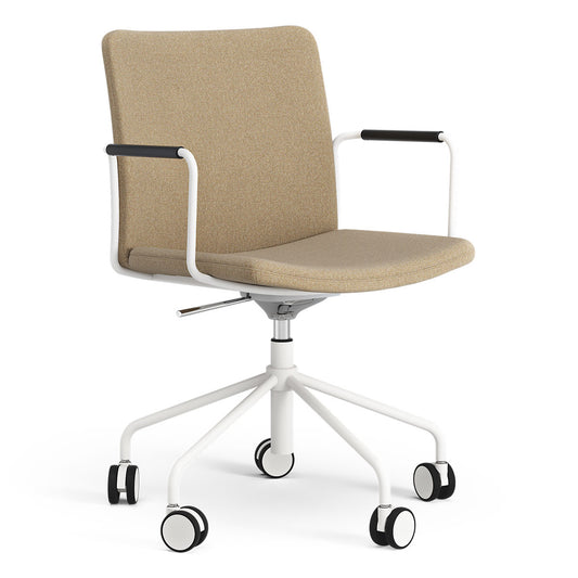 Stella Desk Armchair | Mainline Flax Morden Tan Beige 12