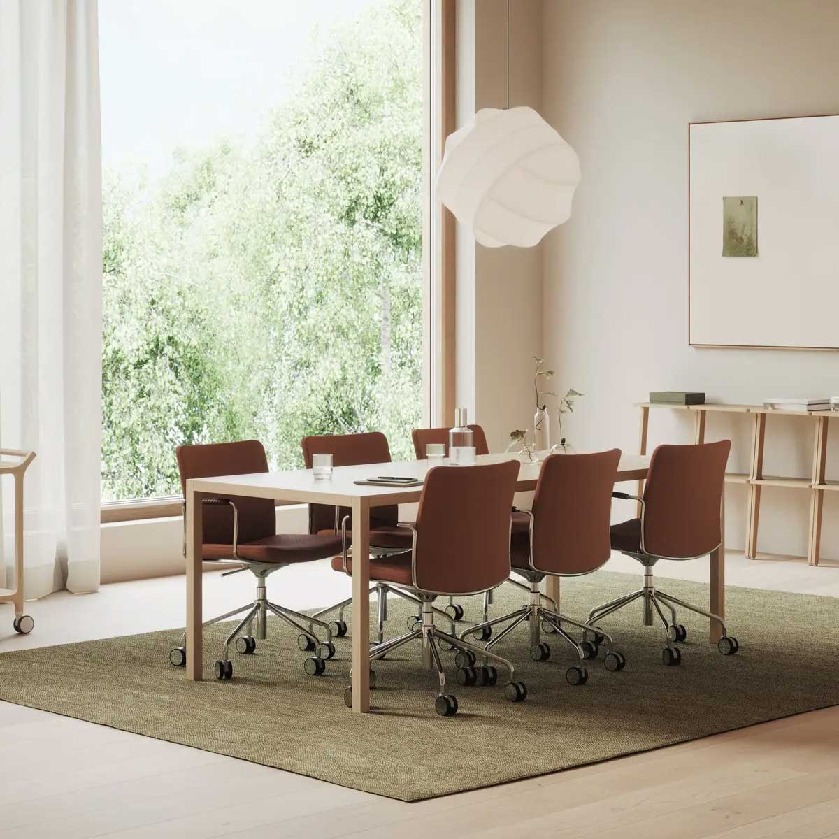 Stella Desk Armchair | Mainline Flax 23 Bank Brown