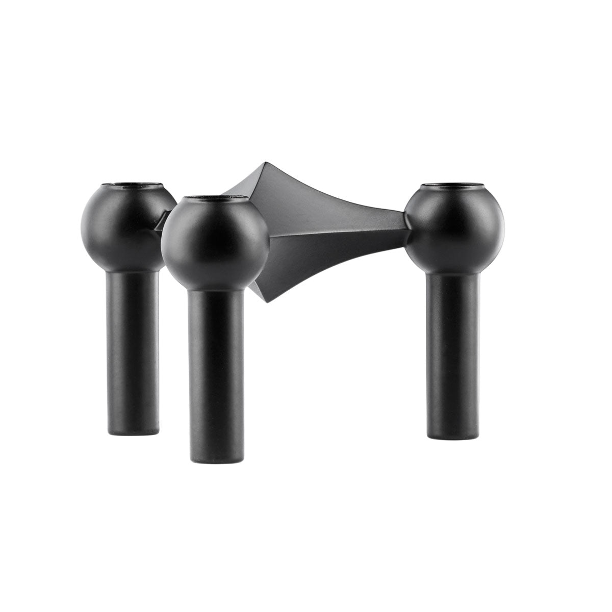 Stoff Nagel Candle Holder Single | Matt Black