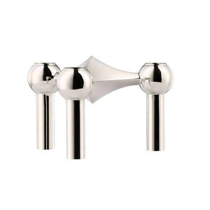 Stoff Nagel Candle Holder Single | Polished Chrome