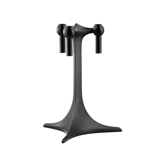 Stoff Nagel Candle Stand | Matt Black