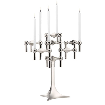 Stoff Nagel Candle Stand | Polished Chrome