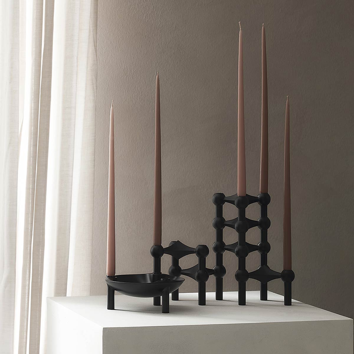 Stoff Nagel Vase | Black