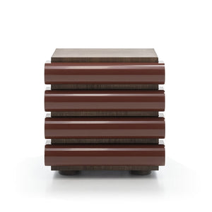 Storet Drawer Chest Short | Glossy Lacquer Black LL06