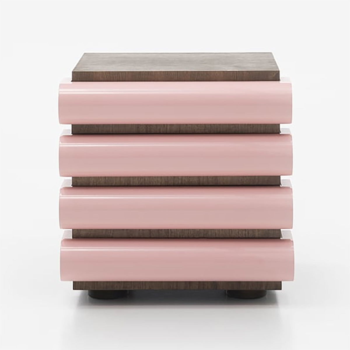 Storet Drawer Chest Short | Glossy Lacquer Pink LL21