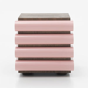 Storet Drawer Chest Short | Glossy Lacquer Pink LL21