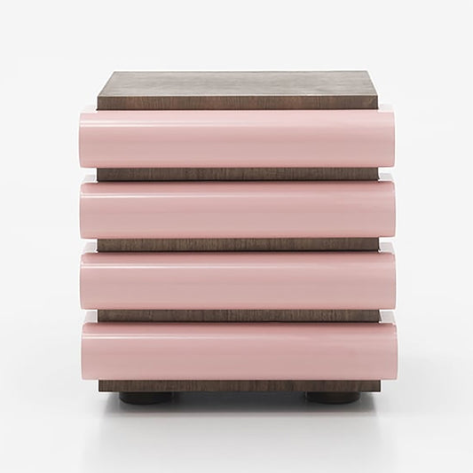 Storet Drawer Chest Short | Glossy Lacquer Pink LL21