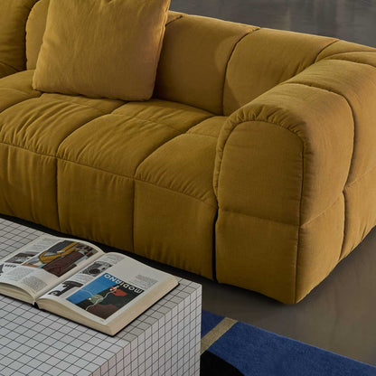 Strips Sofa S3 Configuration | Yellow Derby 27 Fabric