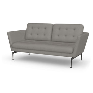 Suita 2 Seater Tufted | Iroko 08 Dark Grey Upholstery