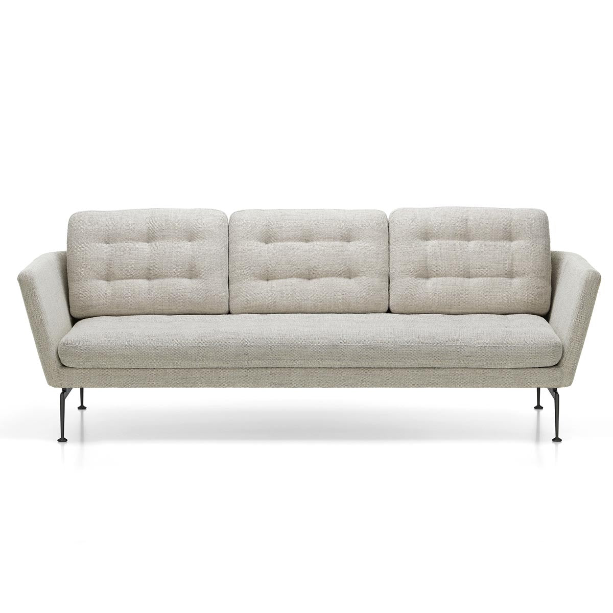 Suita 3 Seater Tufted Sofa | Iroko 03 Sand Upholstery