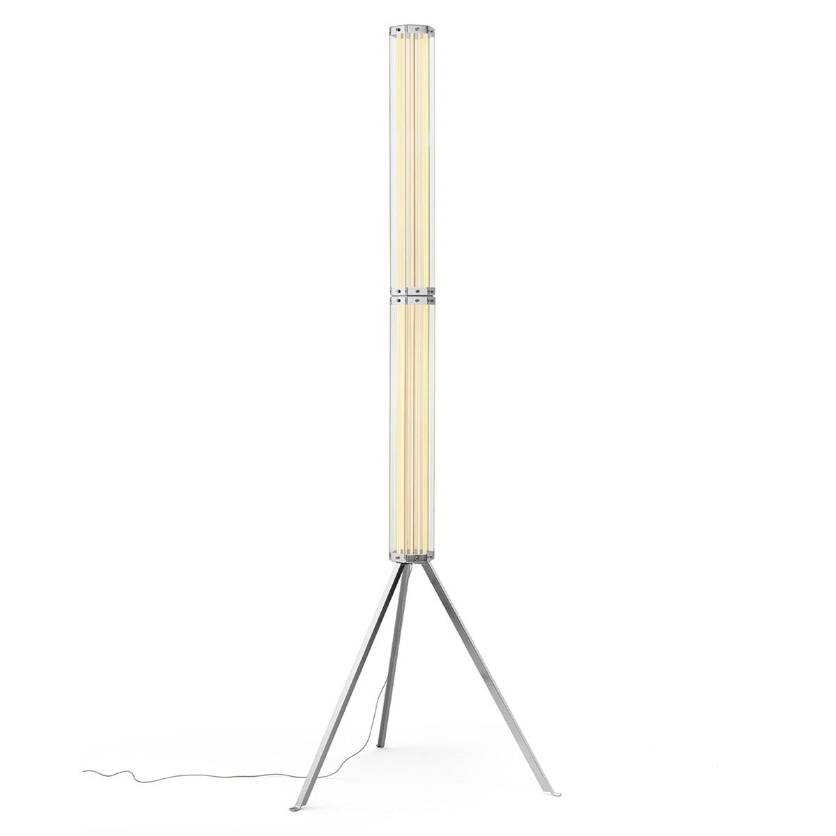 Superwire Floor Lamp | Polished Aluminium