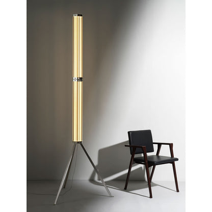 Superwire Floor Lamp | Polished Aluminium
