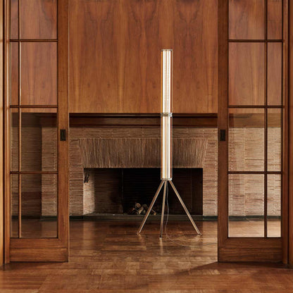Superwire Floor Lamp | Polished Aluminium