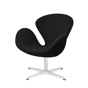 Swan Chair | Black Hallingdal 190 Wool Seat and Back