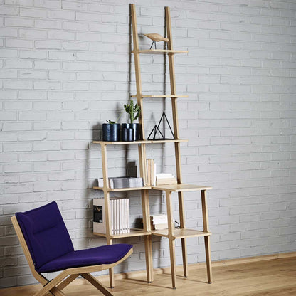 Libri Shelf - 3 shelf | Natural Lacquered Oak