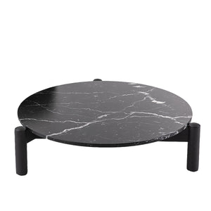Table a Plateau 102cm | Nero Marquina (Black) Marble Top