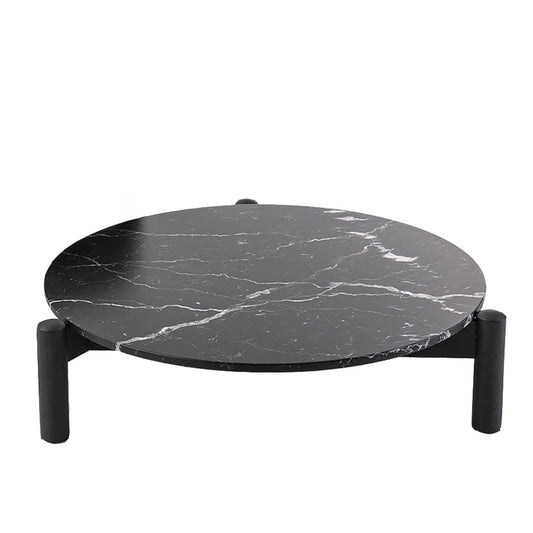 Table a Plateau 102cm | Nero Marquina (Black) Marble Top
