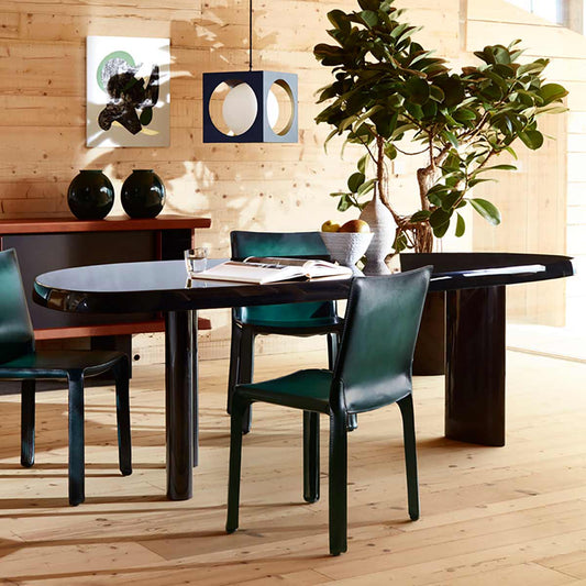 Table en Forme Libre | Black Glossy Lacquer Finish