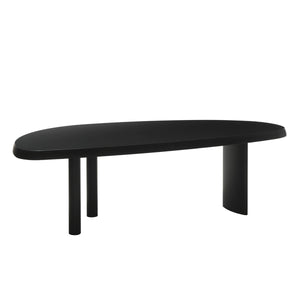 Table en Forme Libre | Black Matt Lacquer Finish