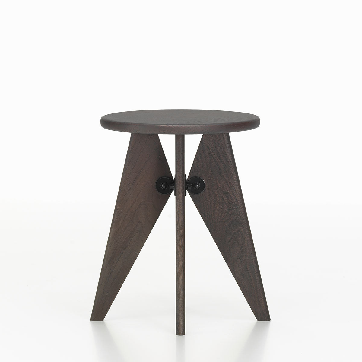 Tabouret Solvay | Dark Varnished Oak