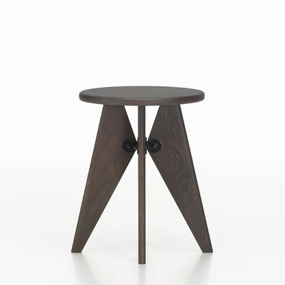 Tabouret Solvay | Dark Varnished Oak