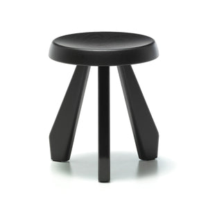 Tabouret Meribel Stool | Black Stained Oak