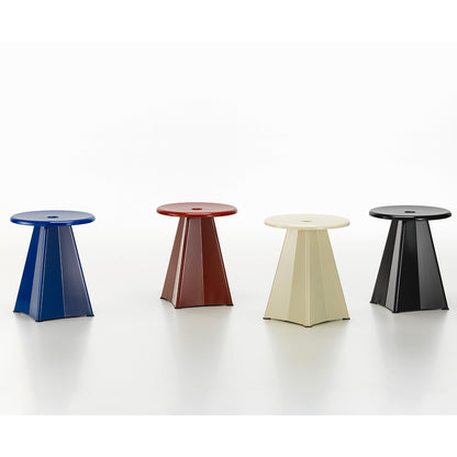 Tabouret Métallique | Prouve Bleu Marcoule