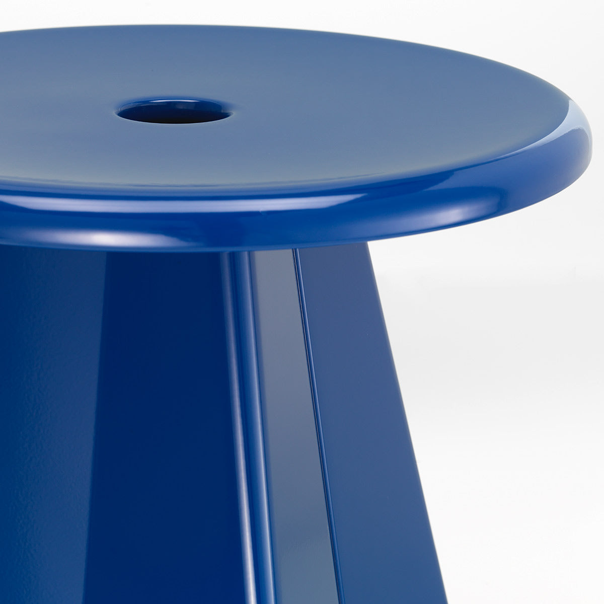Tabouret Métallique | Prouve Bleu Marcoule