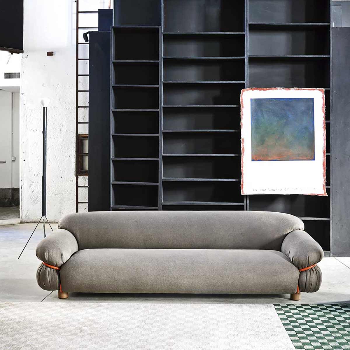 Sesann Sofa 240cm | Silver 02 Ricinus Fabric
