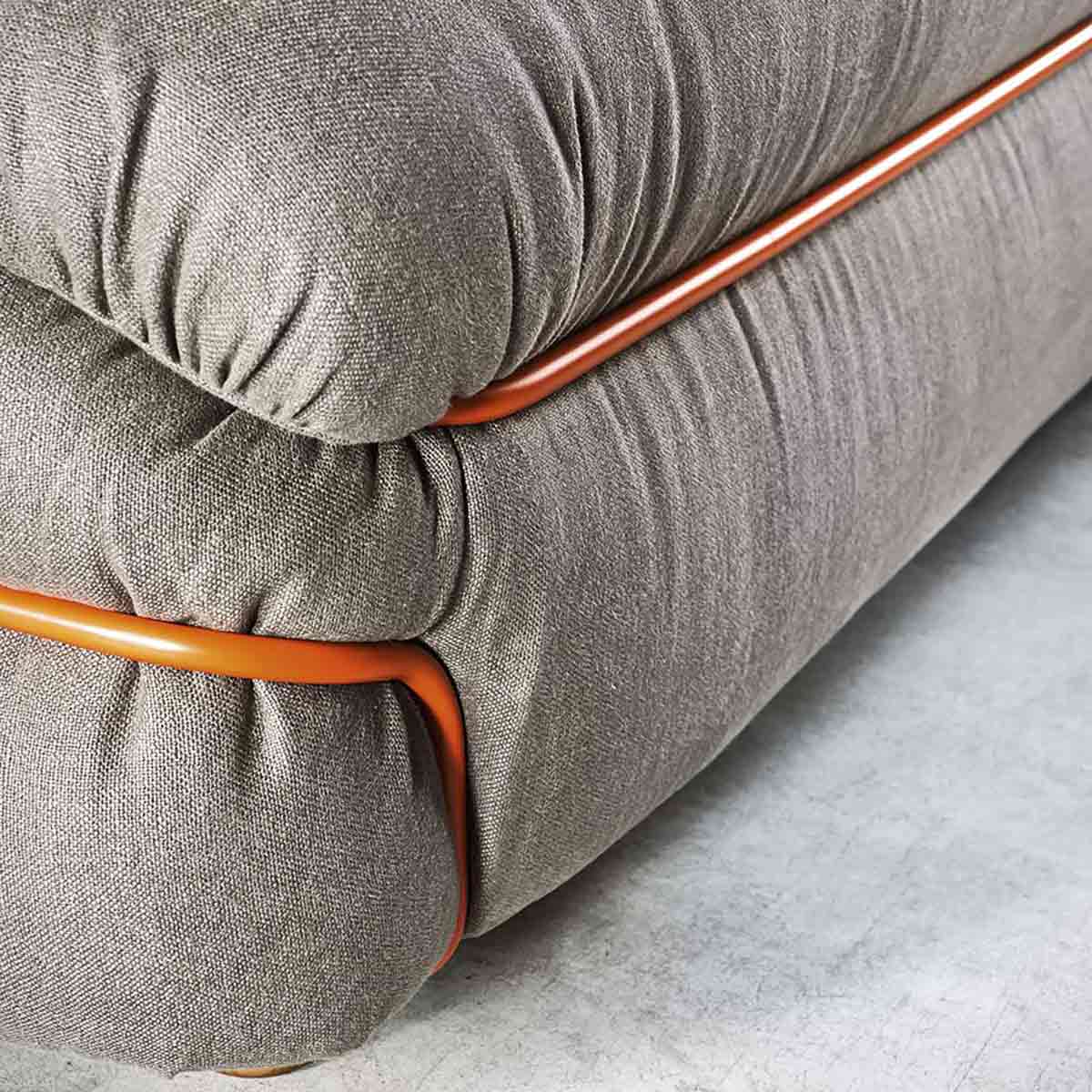Sesann Sofa 240cm | Silver 02 Ricinus Fabric