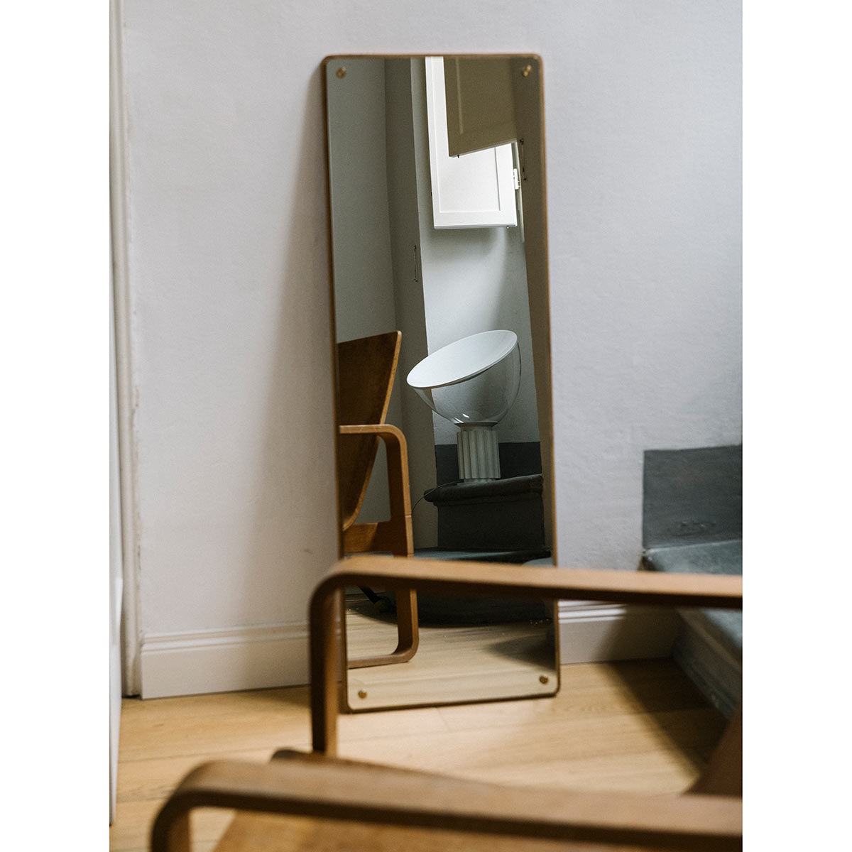 Taccia Small LED Lamp | Matt White Aluminium