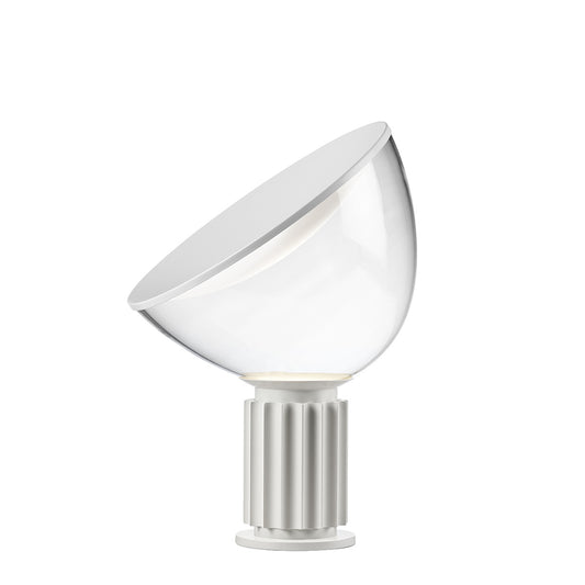 Taccia Small LED Lamp | Matt White Aluminium