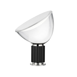 Taccia Small LED Lamp | Matt Black Aluminium