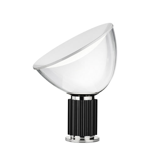Taccia Small LED Lamp | Matt Black Aluminium