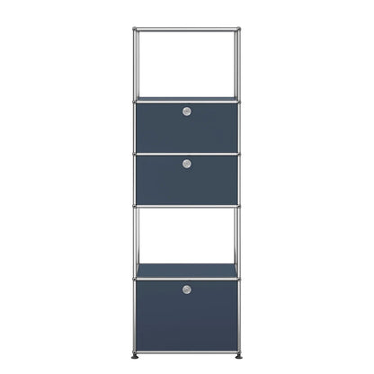 USM Tall Storage | Steel Blue Lacquer Panels