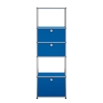 USM Tall Storage | Gentian Blue Lacquer Panels
