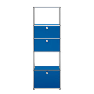 USM Tall Storage | Gentian Blue Lacquer Panels