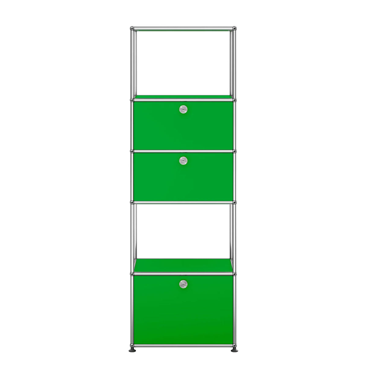 USM Tall Storage | Green Lacquer Panels