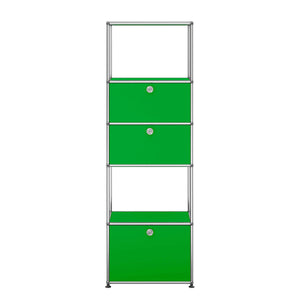 USM Tall Storage | Green Lacquer Panels