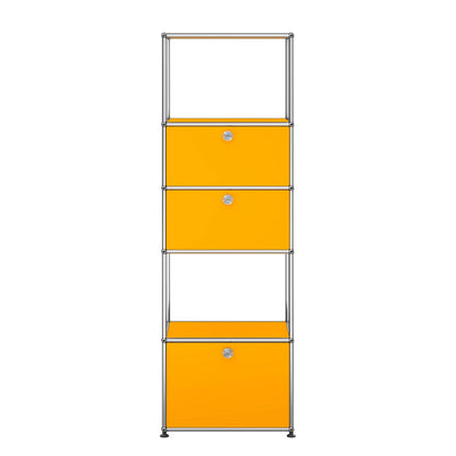 USM Tall Storage | Golden Yellow Lacquer Panels