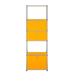 USM Tall Storage | Golden Yellow Lacquer Panels