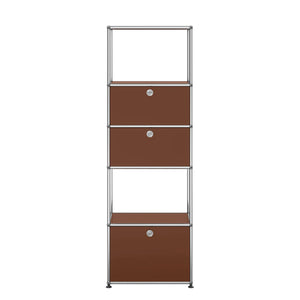 USM Tall Storage | Brown Lacquer Panels