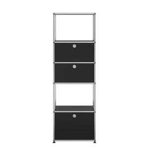 USM Tall Storage | Graphite Black Lacquer Panels