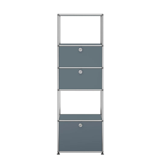 USM Tall Storage | Medium Grey Lacquer Panels