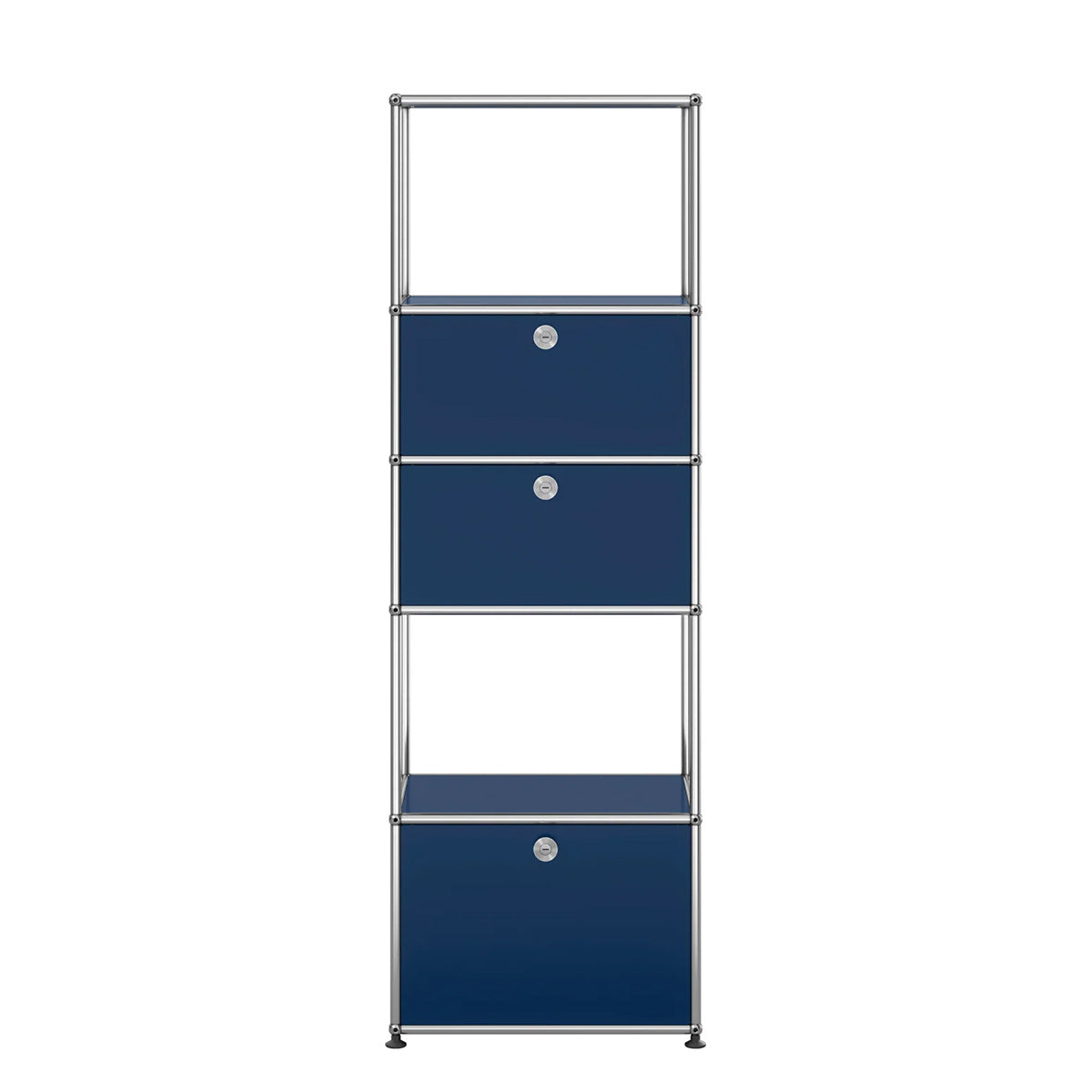 USM Tall Storage | Steel Blue Lacquer Panels